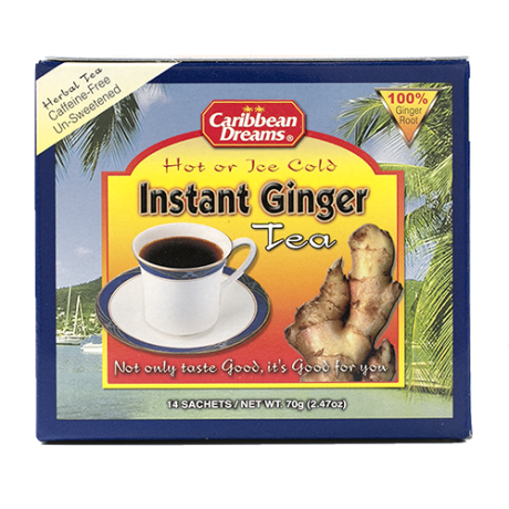 Caribbean Dreams Instant Ginger Tea Unsweetened - Value Pack